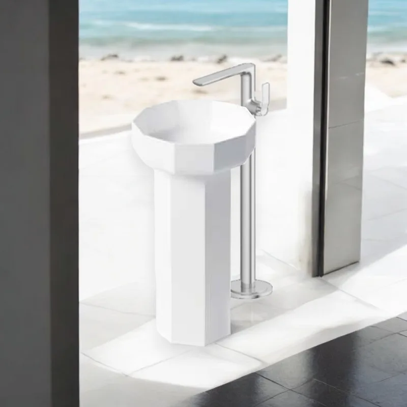 Z2025 Solid Surface Freestanding Basin