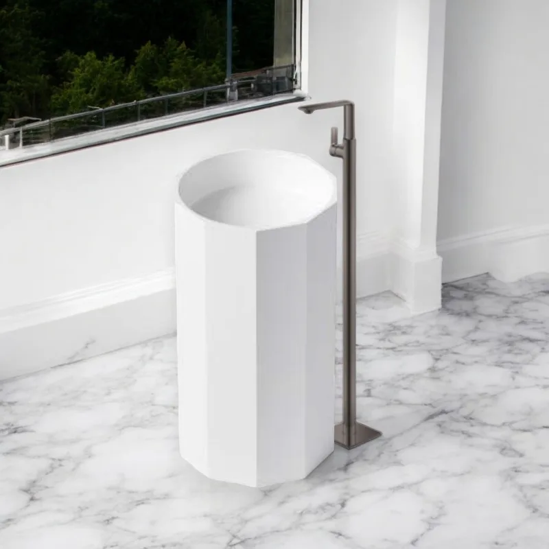 Z2026 Solid Surface Freestanding Basin