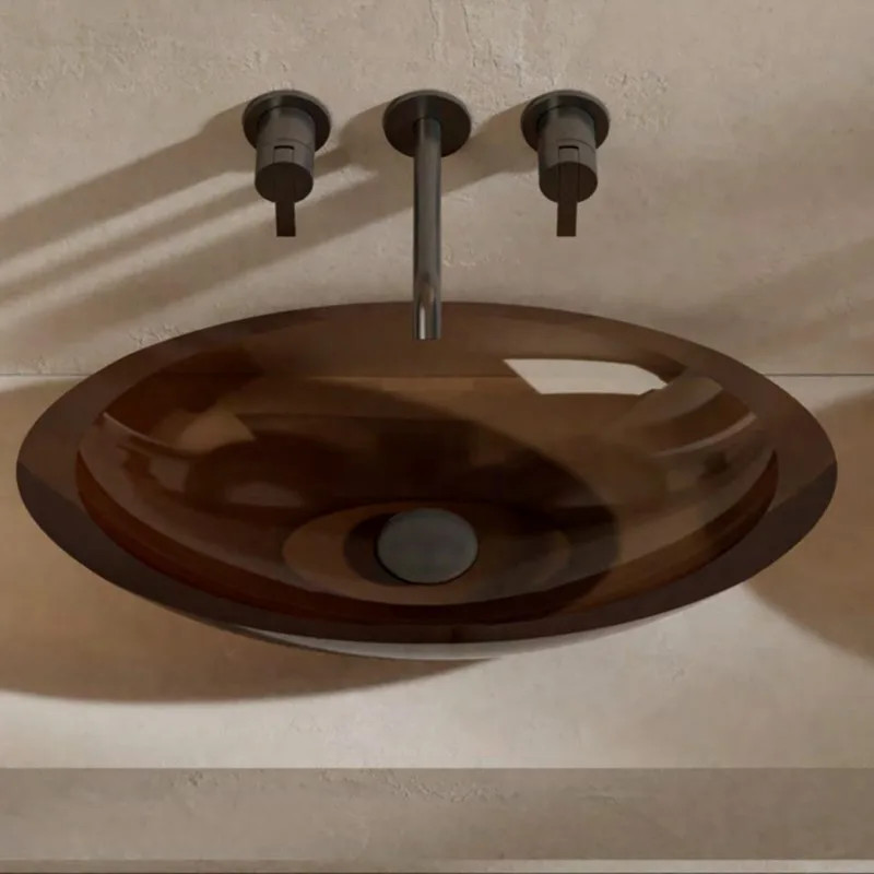Z9005 Brown Copper Resin Basin