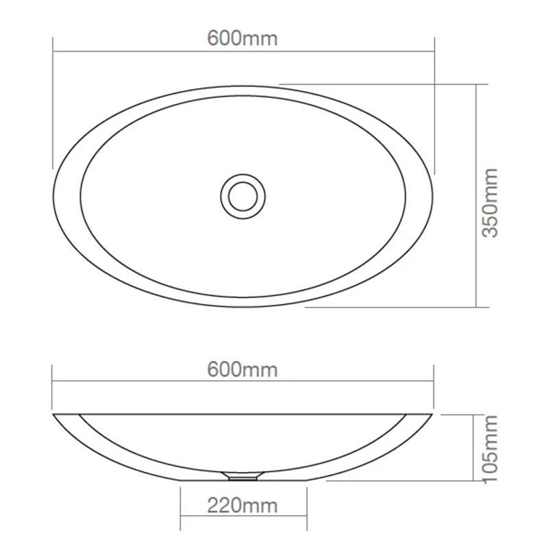 Z9005 Brown Copper Resin Basin