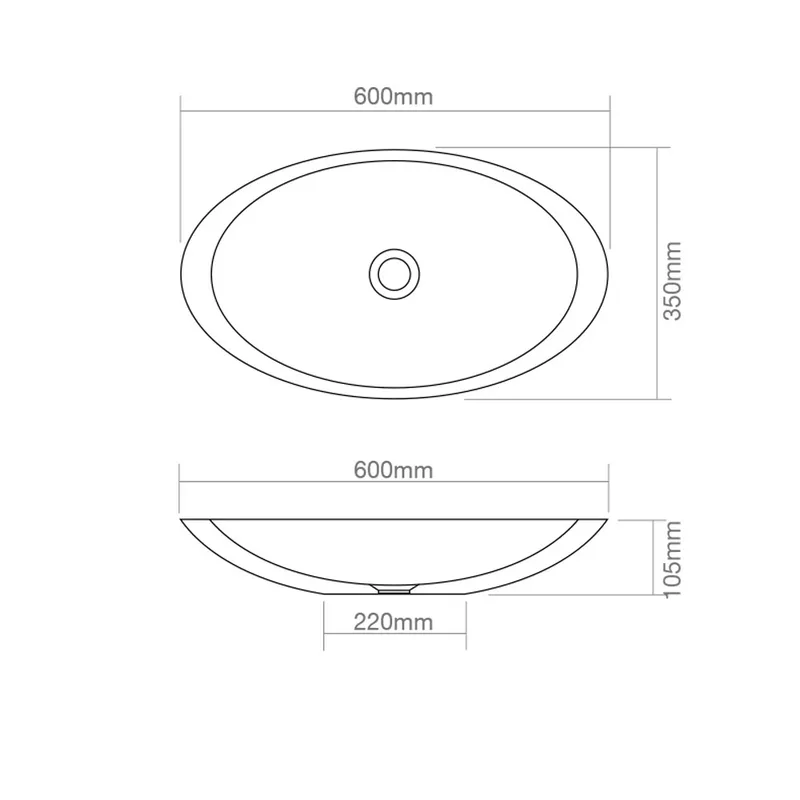 Z9005 Solid Surface Basin