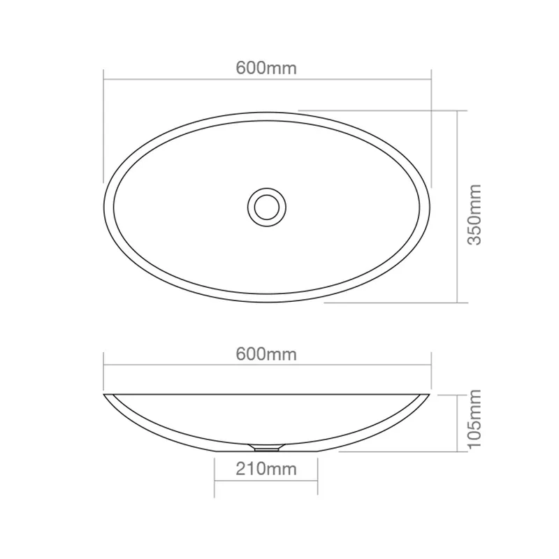 Z9006 Solid Surface Basin