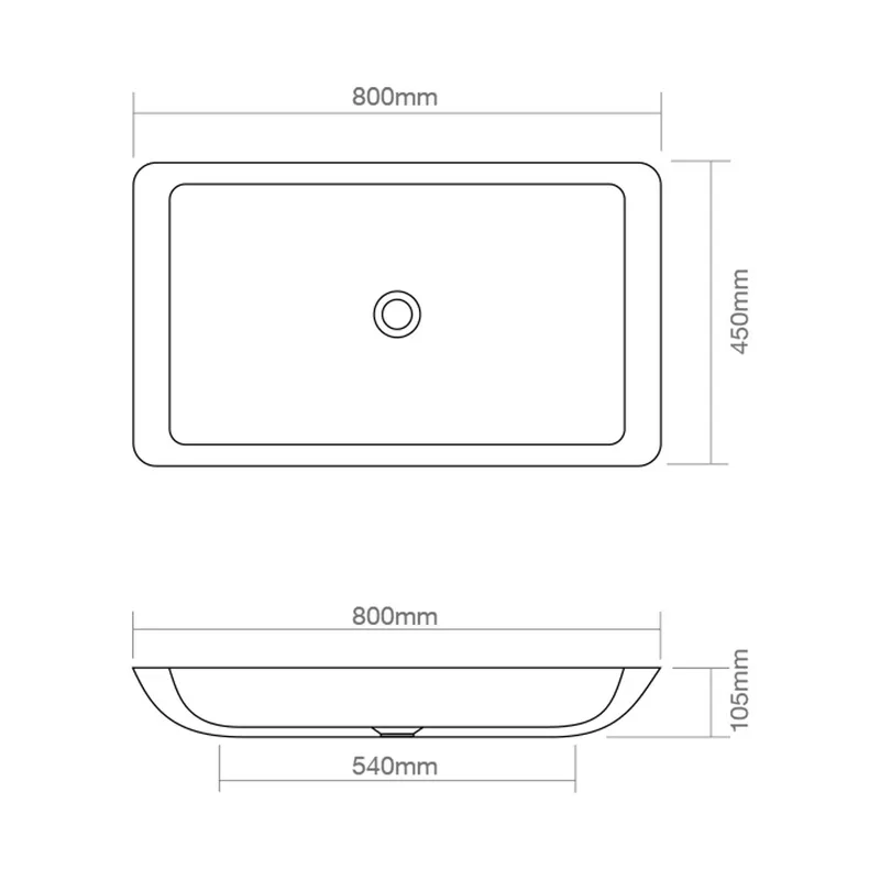 Z9013 Solid Surface Basin