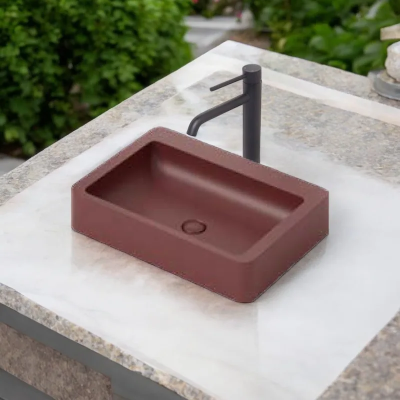 Z9025 Solid Surface Countertop Basin
