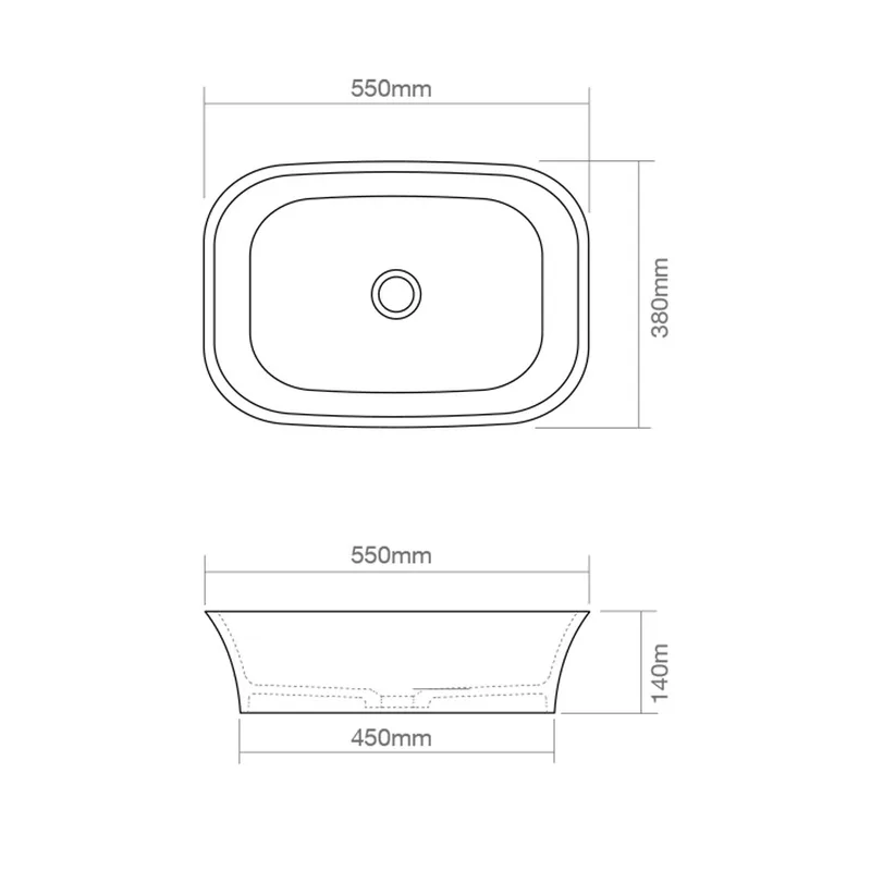 Z9030 Solid Surface Basin