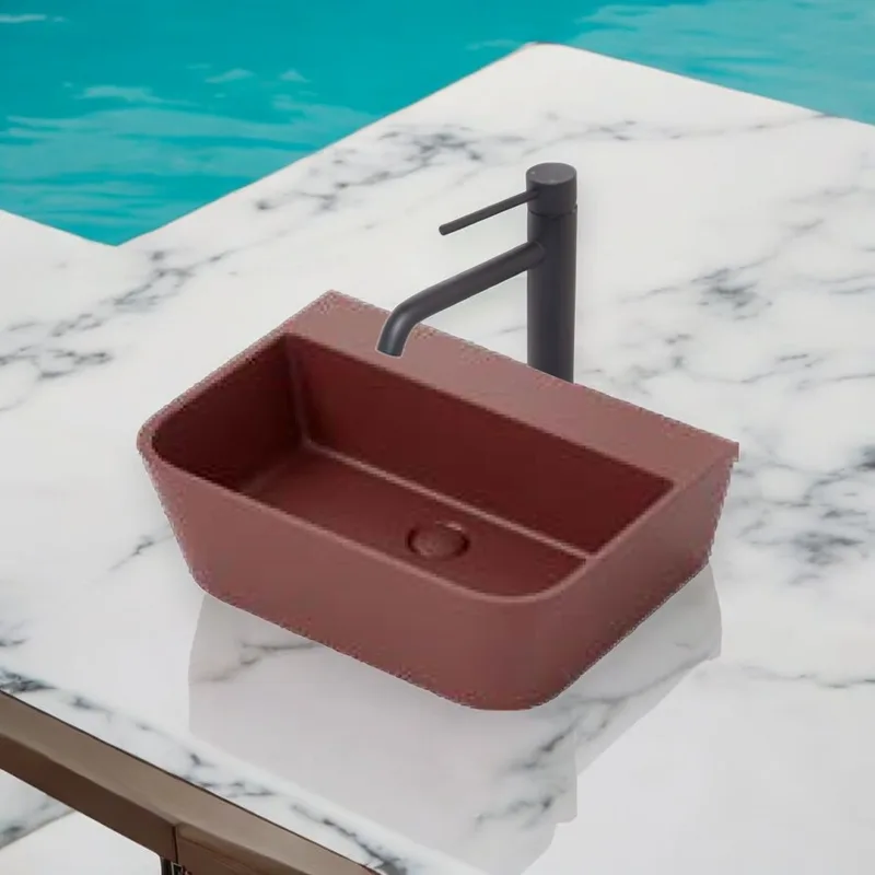 Z9031 Solid Surface Countertop Basin