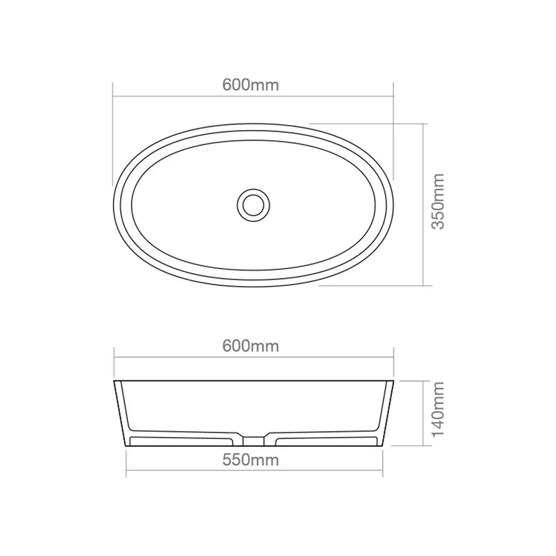 Z9036 Solid Surface Basin