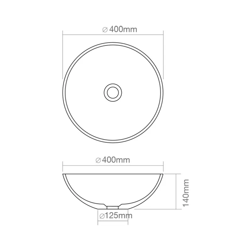 Z9038 Solid Surface Basin