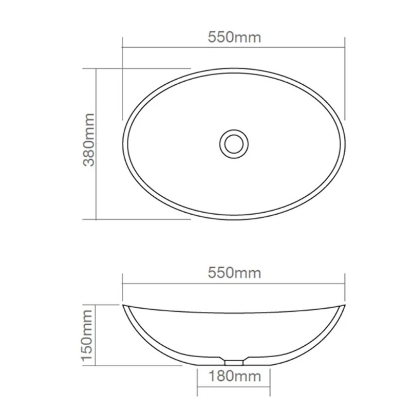 Z9039 Resin Basin Classic Green