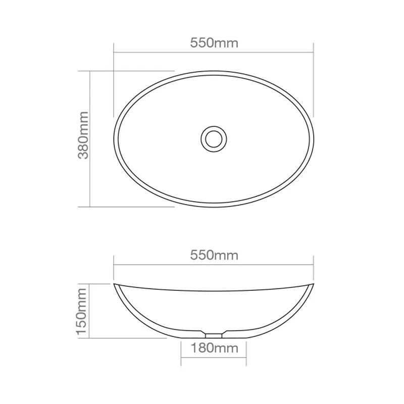 Z9039 Solid Surface Basin