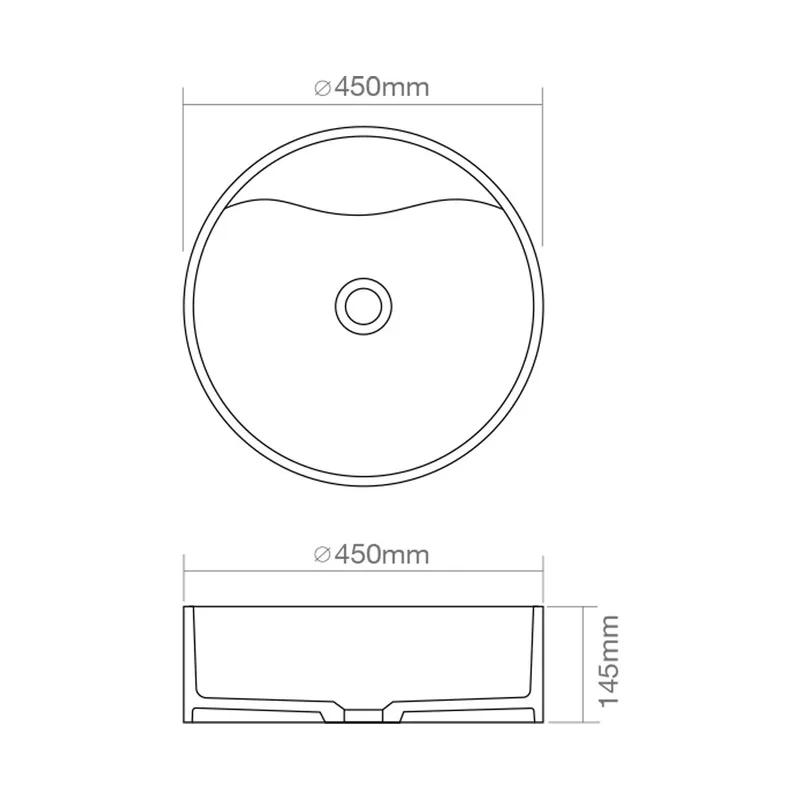 Z9062 Solid Surface Countertop Basin