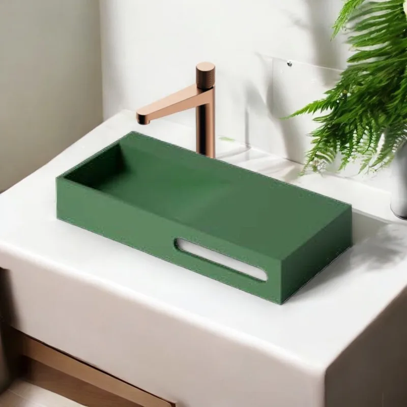Z9064 Solid Surface Countertop Basin
