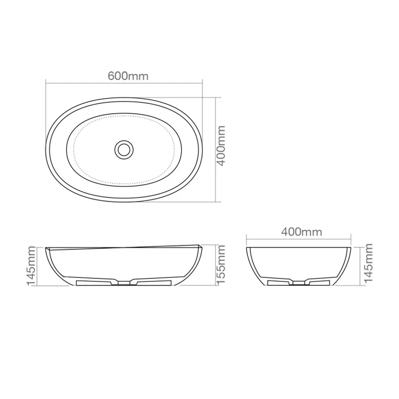 Z9077 Solid Surface Basin