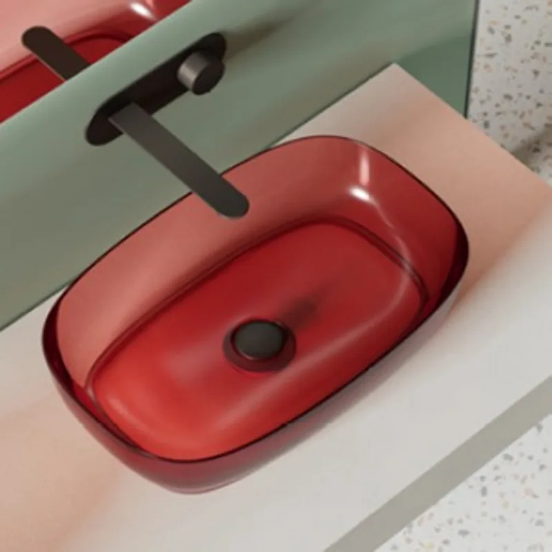 Z9092 Resin Countertop Basin Pomegranate