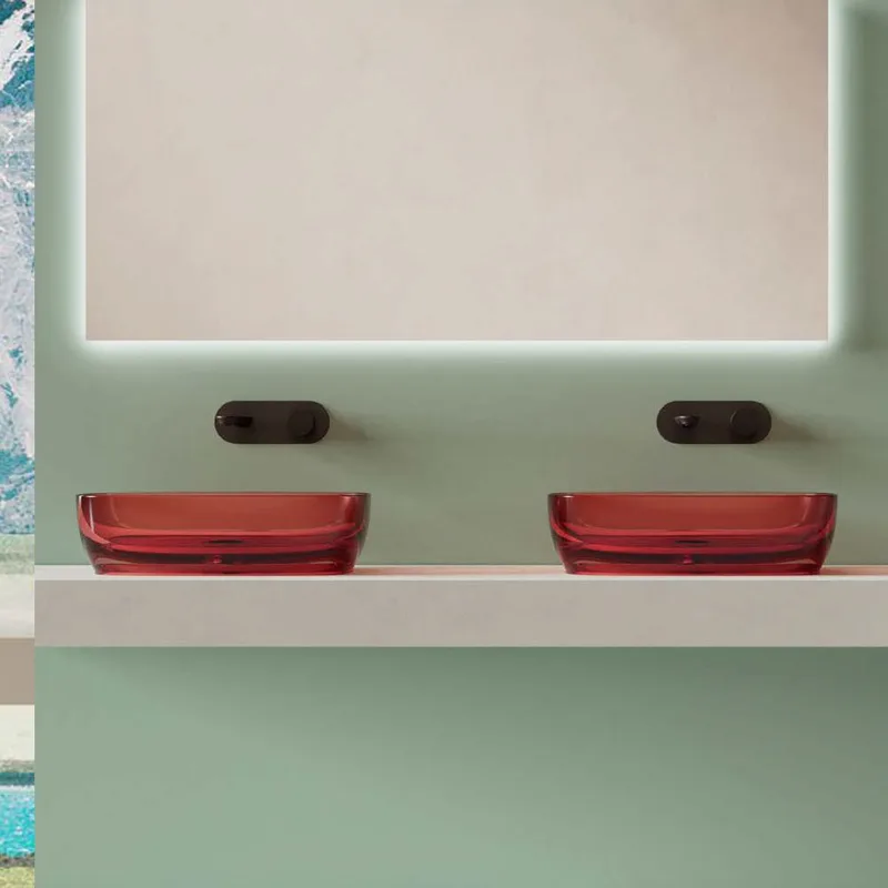 Z9092 Resin Countertop Basin Pomegranate