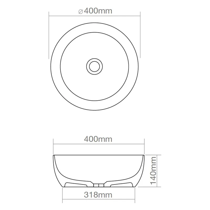 Z9093 Resin Countertop Basin Pomegranate