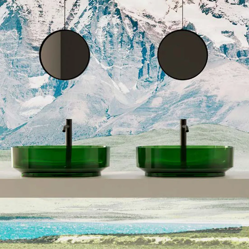 Z9097 Resin Basin Emerald