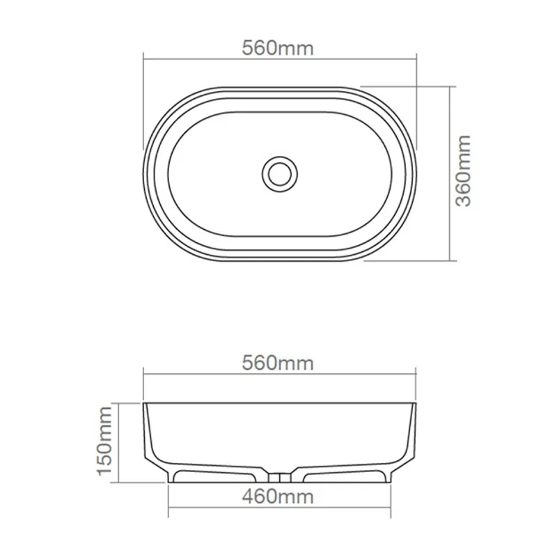 Z9097 Resin Basin Emerald