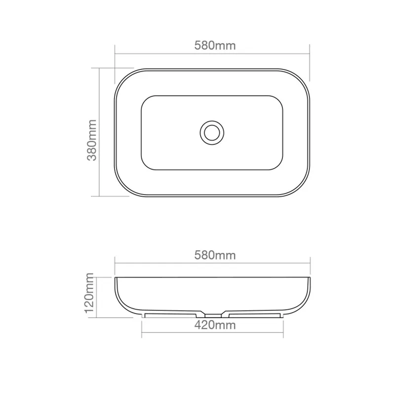Z9103 Solid Surface Basin