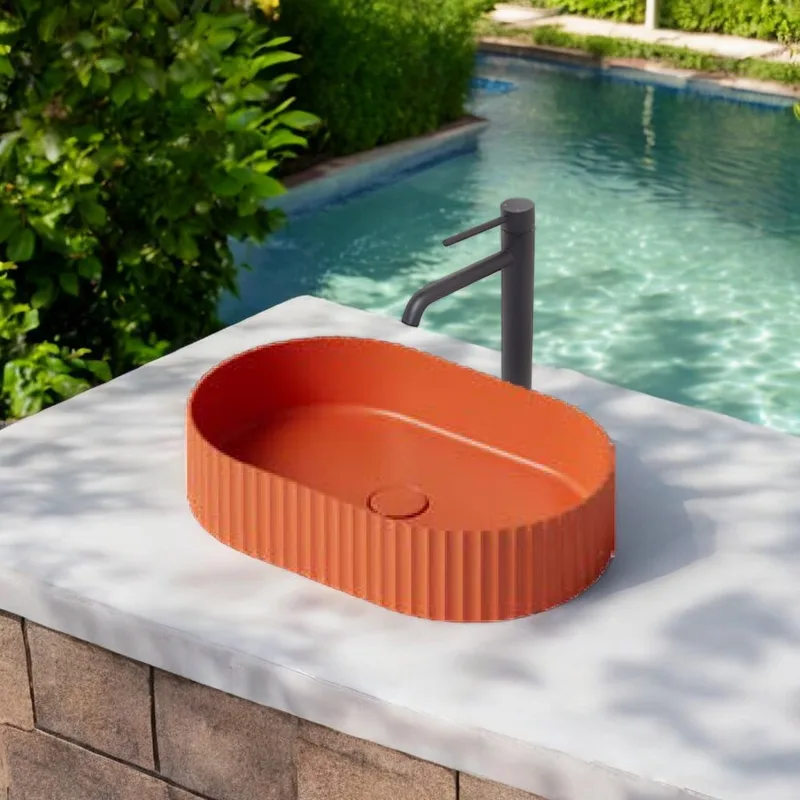 Z9811 Solid Surface Countertop Basin