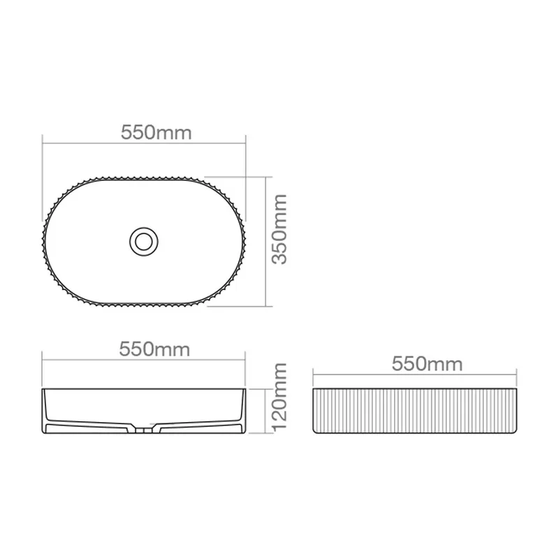 Z9811 Solid Surface Countertop Basin