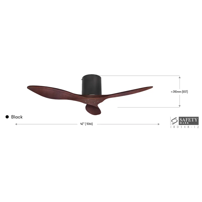 Alaska Bay Ceiling Fan (White, No Light)