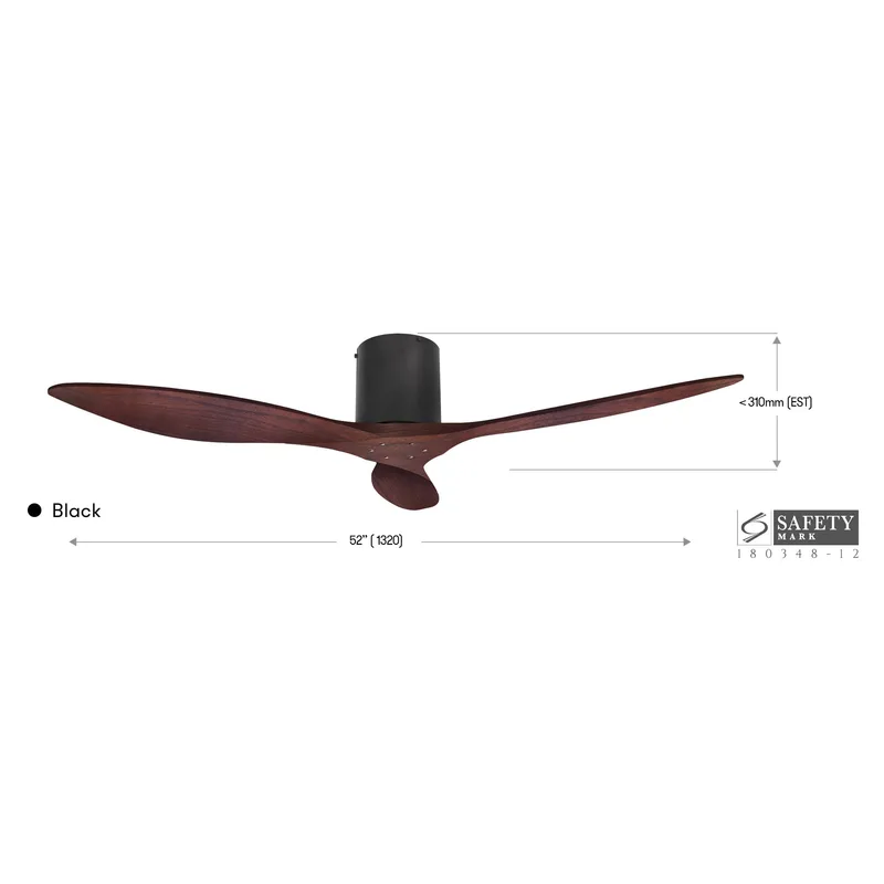 Alaska Bay Ceiling Fan (White, No Light)