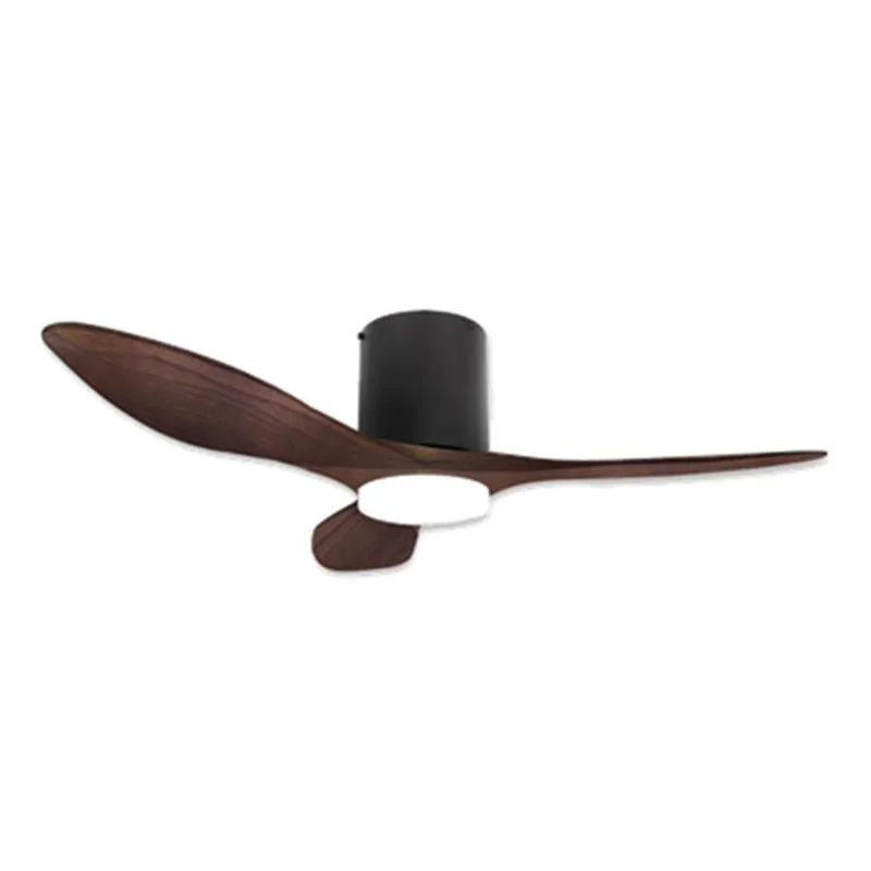 Alaska Bay Ceiling Fan (Black, Slim, With Light)