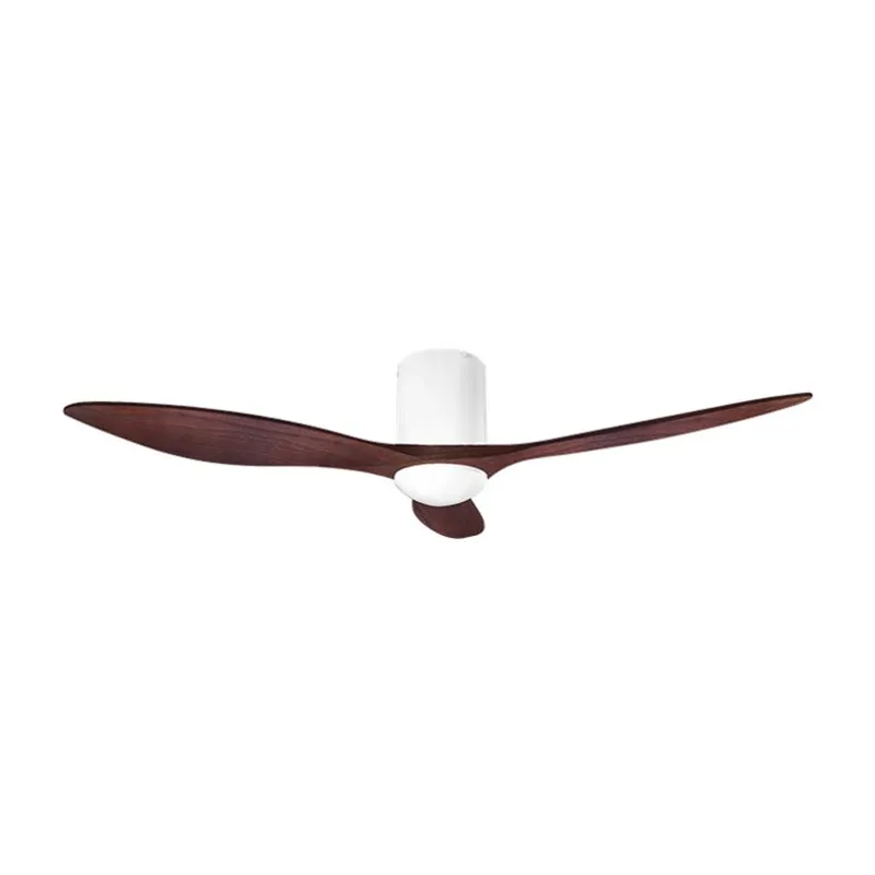 Alaska Bay Ceiling Fan (White, Curve, With Light)
