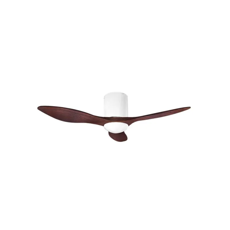 Alaska Bay Ceiling Fan (White, Curve, With Light)