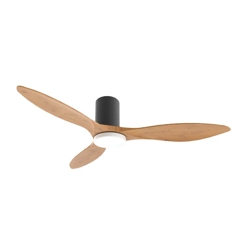 Alaska EBEY DC Ceiling Fan (Black Casing, Parquet Wood Blade)