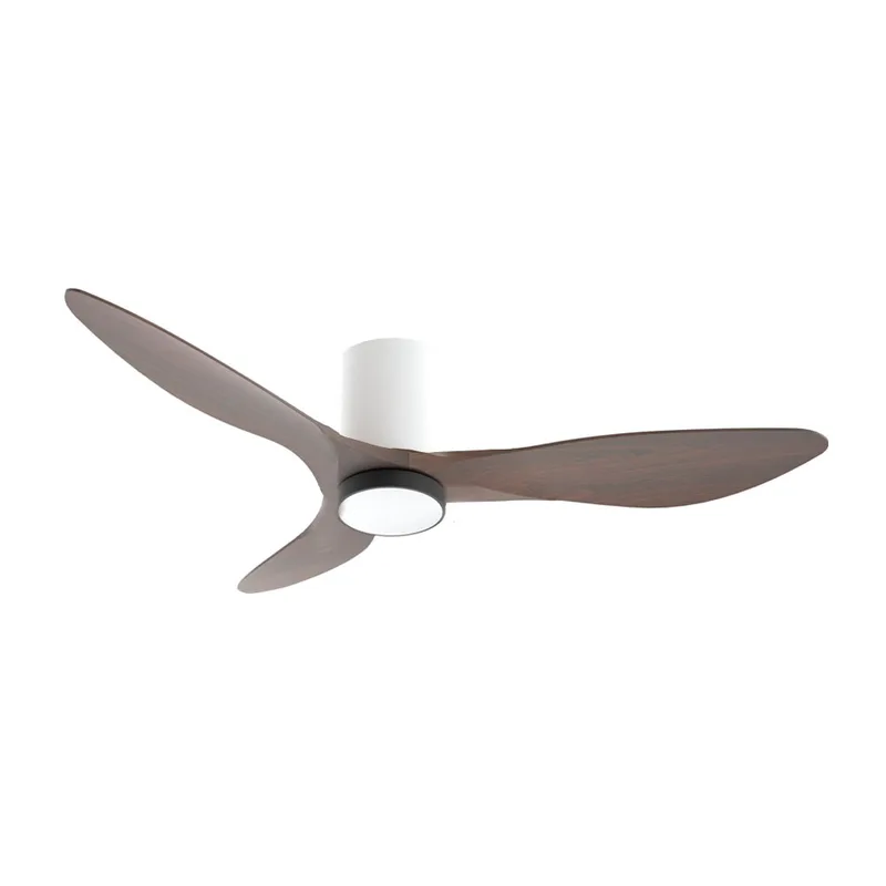 Alaska EBEY DC Ceiling Fan (White Casing, Black Wood Blade)