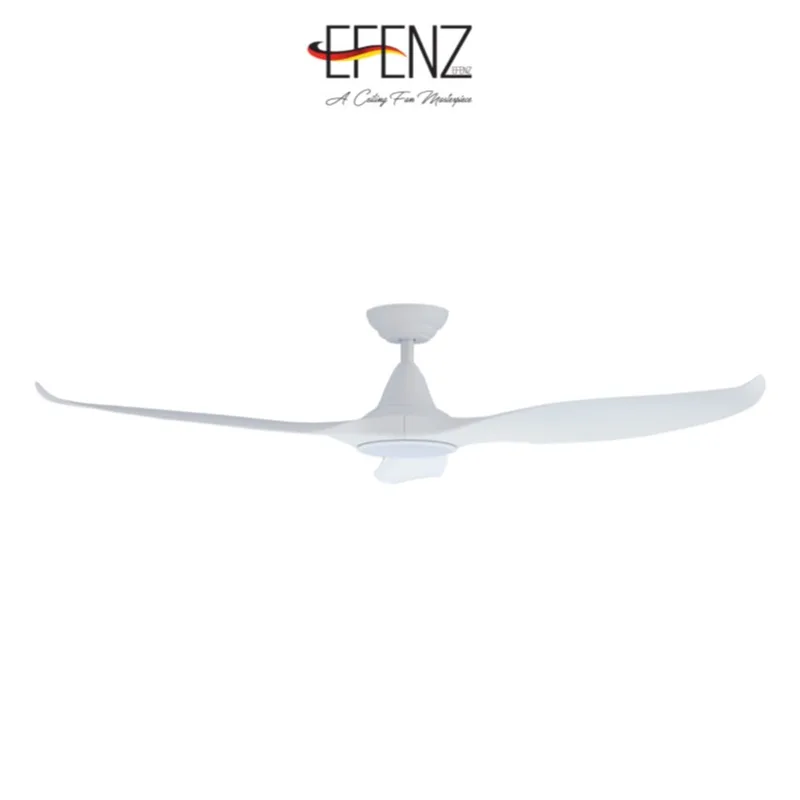 Efenz Tiffany White Ceiling Fan
