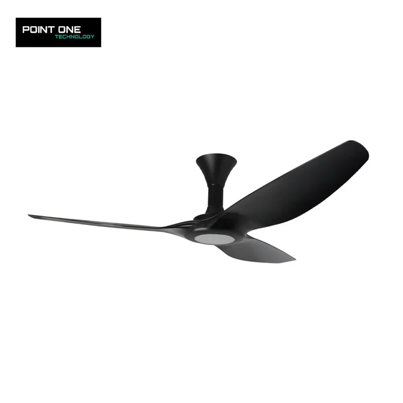 Point One Typhoon VSPEC-IV RS Ceiling Fan (Carbon Black Casing, Carbon Black Blade)