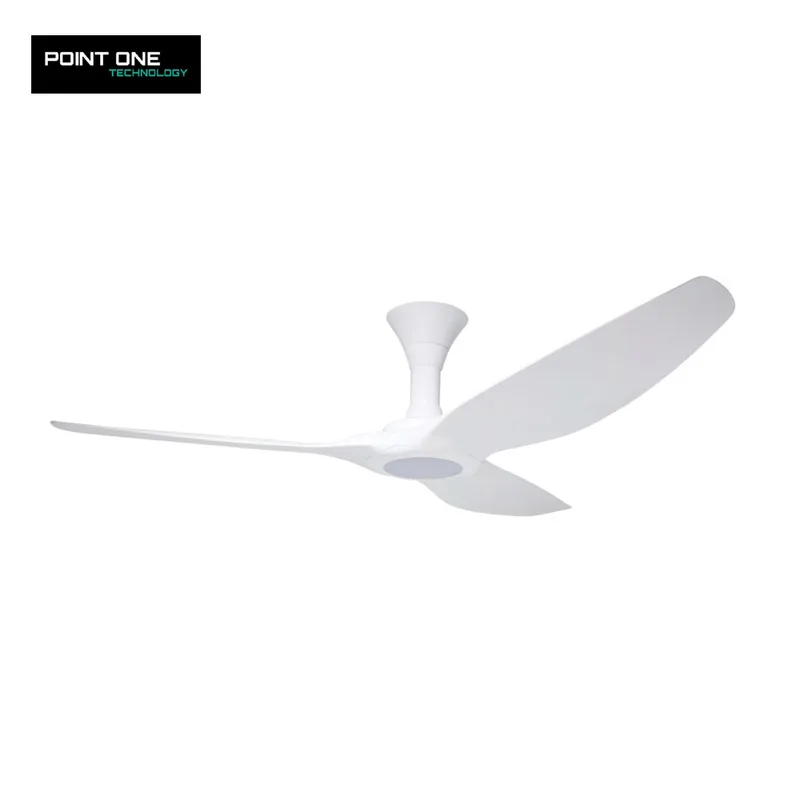 Point One Typhoon VSPEC-IV RS Ceiling Fan (Polar White Casing, Polar White Blade)