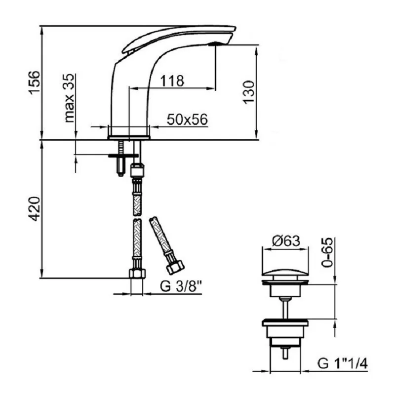 Bacera AI830101 Basin Mixer