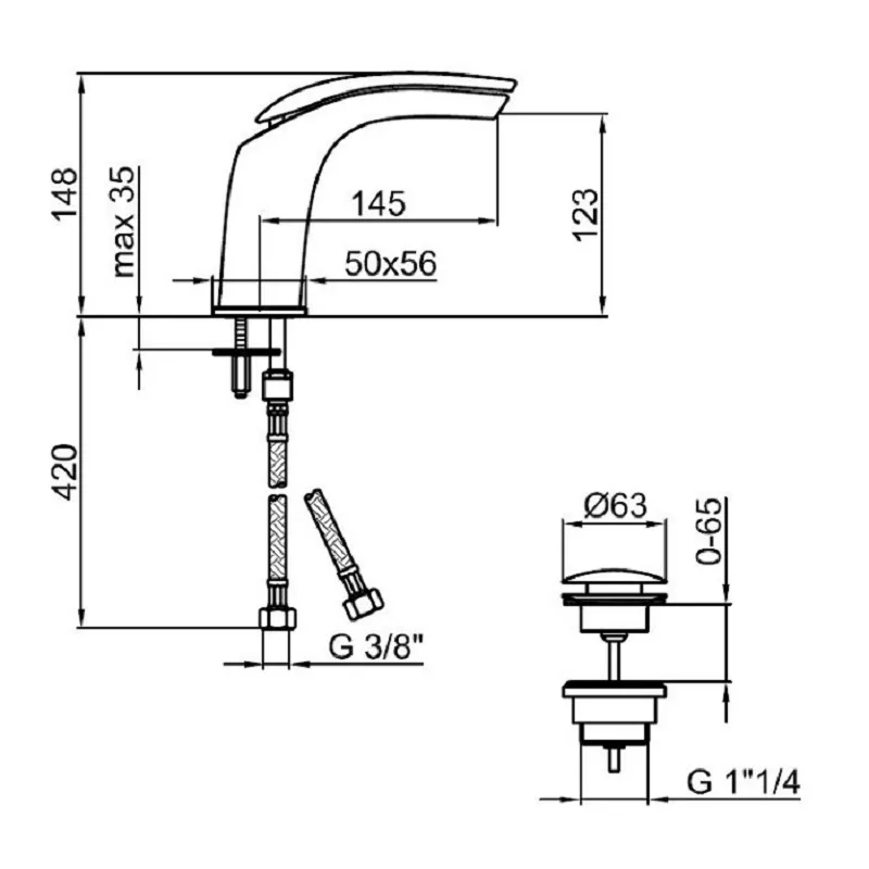 Bacera AI832001 Basin Mixer