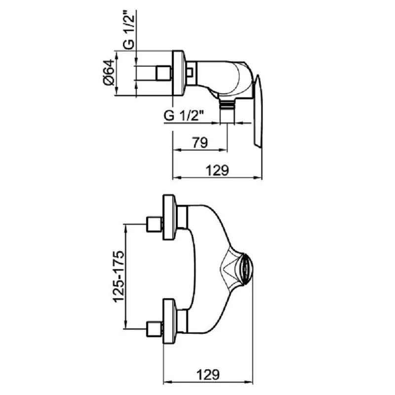 Bacera Shower Mixer (AI870102)