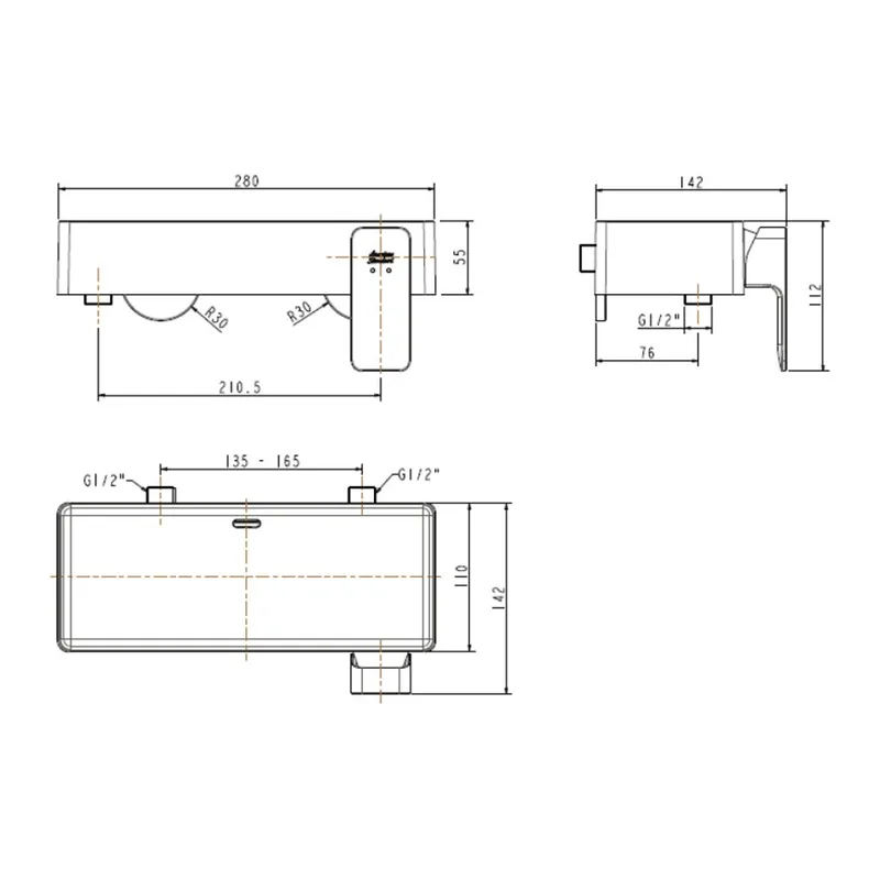 American Standard Acacia Evolution Bath Mixer FFAS1312