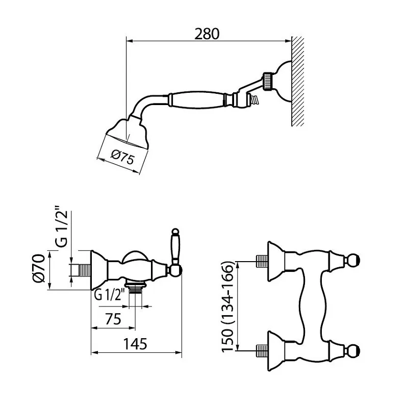 Bacera Shower Mixer (DO760101)