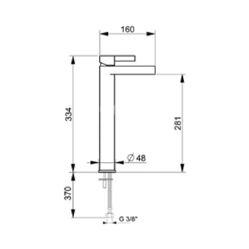 Tall Basin Mixer (DR830401)