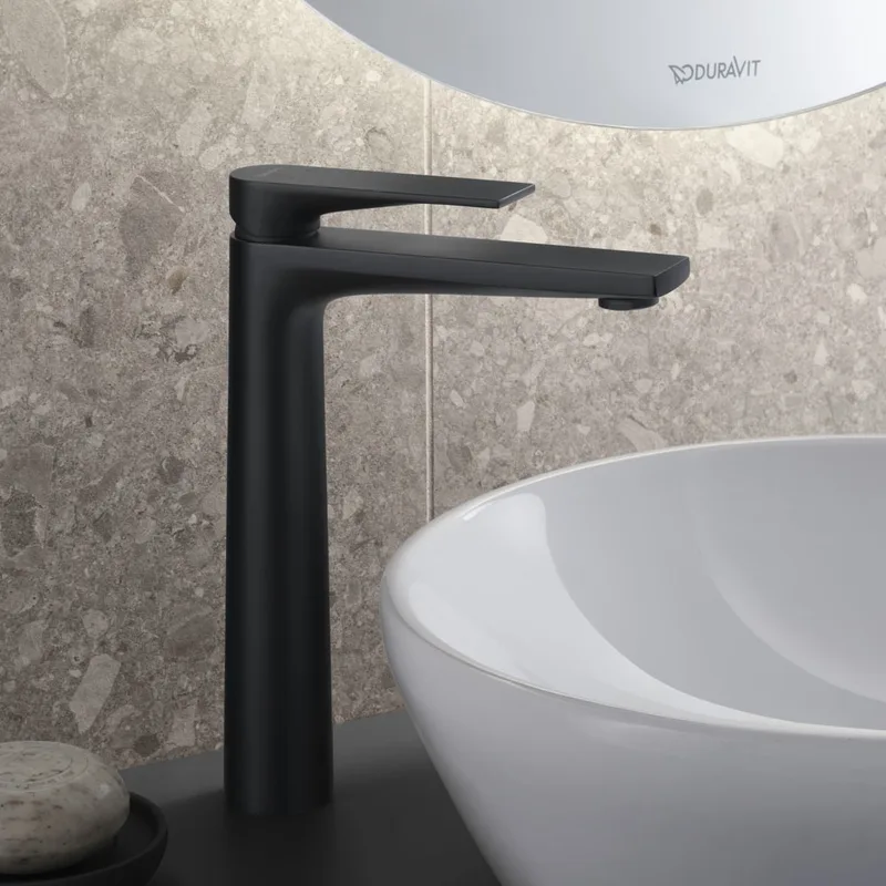 Duravit Tulum Tall Basin Mixer (104-0002-046, Matt Black)