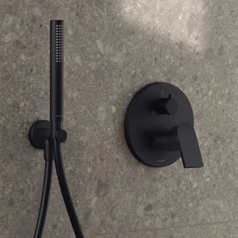 Duravit Tulum Concealed Bath & Shower Mixer (421-0012-046, Matt Black)