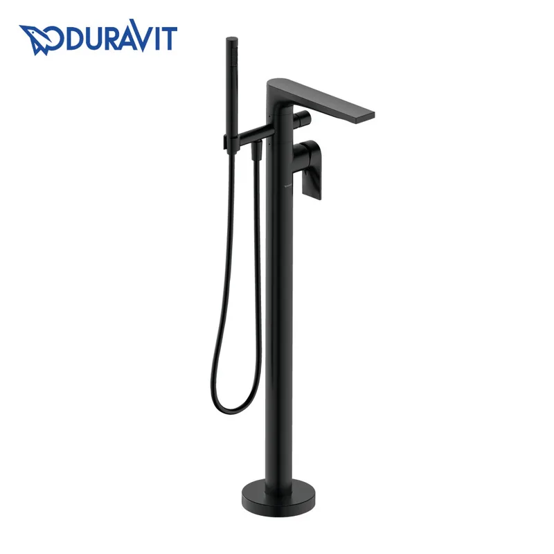 Duravit Tulum Freestanding Bath Mixer (525-0000-046, Matt Black)