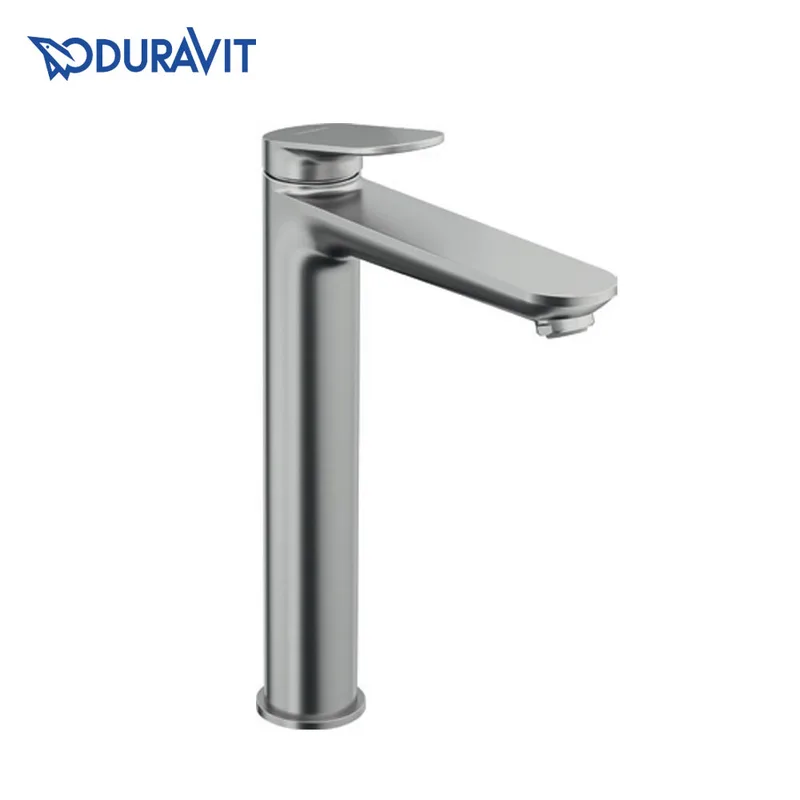 Duravit Wave Basin Mixer (104-0002-A70, Brushed Stainless Steel)