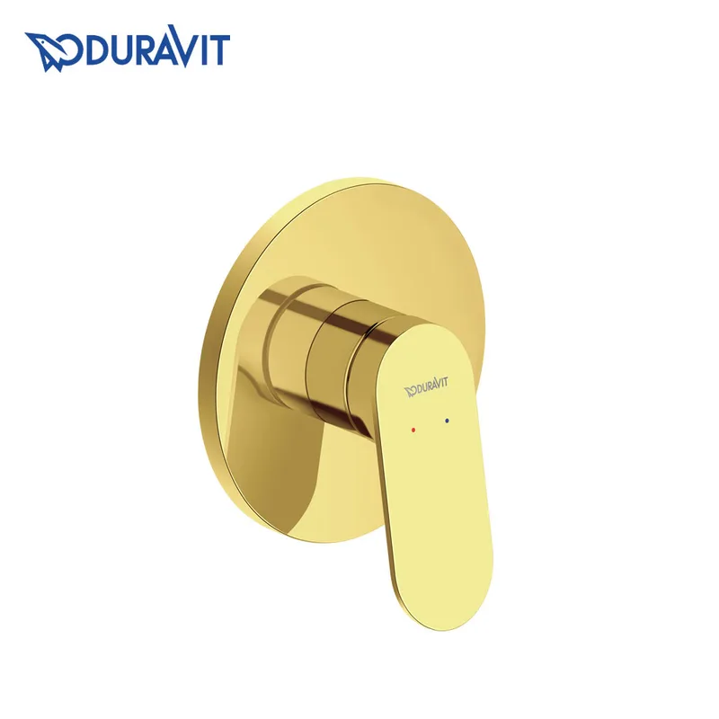 Duravit Wave Concealed Shower Mixer (421-0005-A34, Polished Gold)