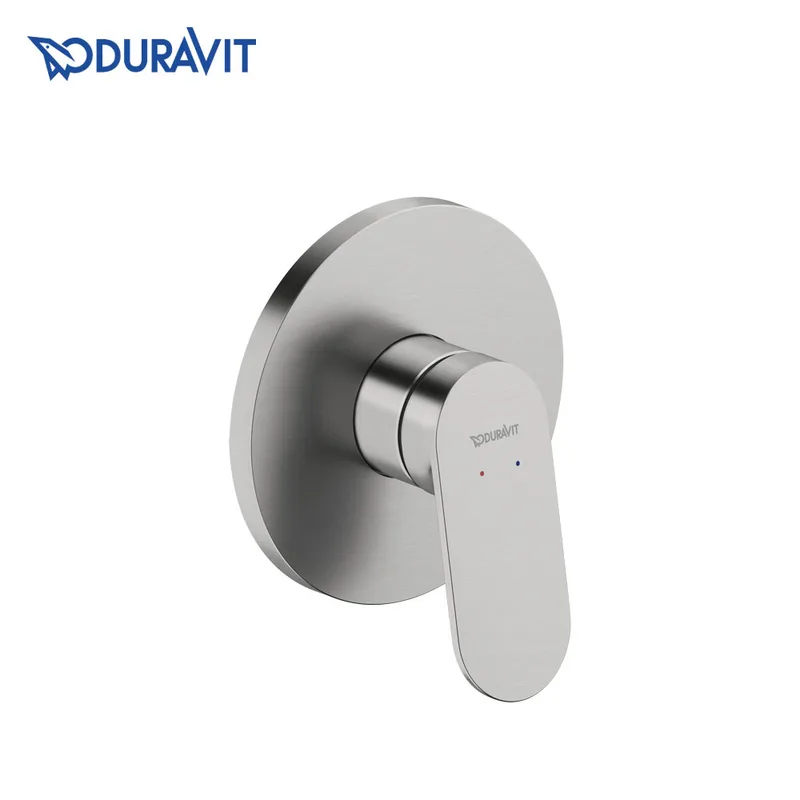 Duravit Wave Concealed Shower Mixer (421-0005-A70, Brushed Stainless Steel)