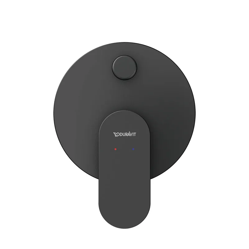 Duravit Wave Concealed Bath & Shower Mixer (421-0006-A46, Matt Black)