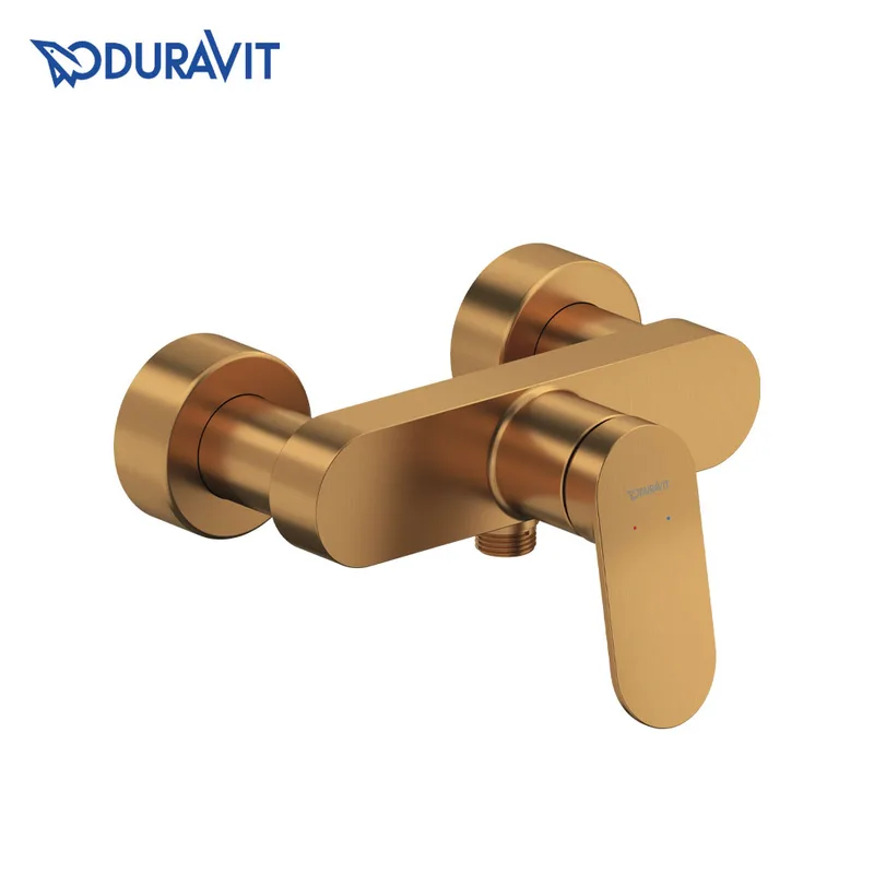 Duravit Wave Shower Mixer (423-0000-A04, Brushed Bronze)