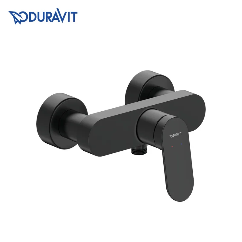 Duravit Wave Shower Mixer (423-0000-A46, Matt Black)